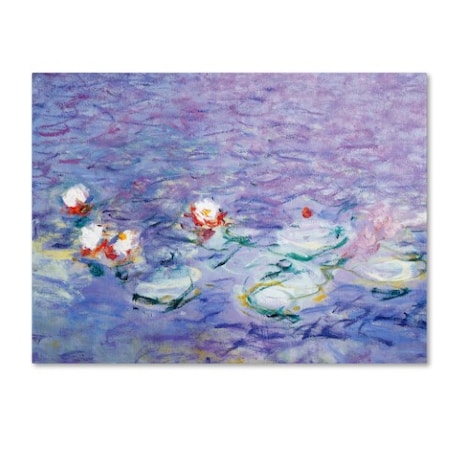 Claude Monet 'Water Lilies II 1840-1926' Canvas Art,24x32